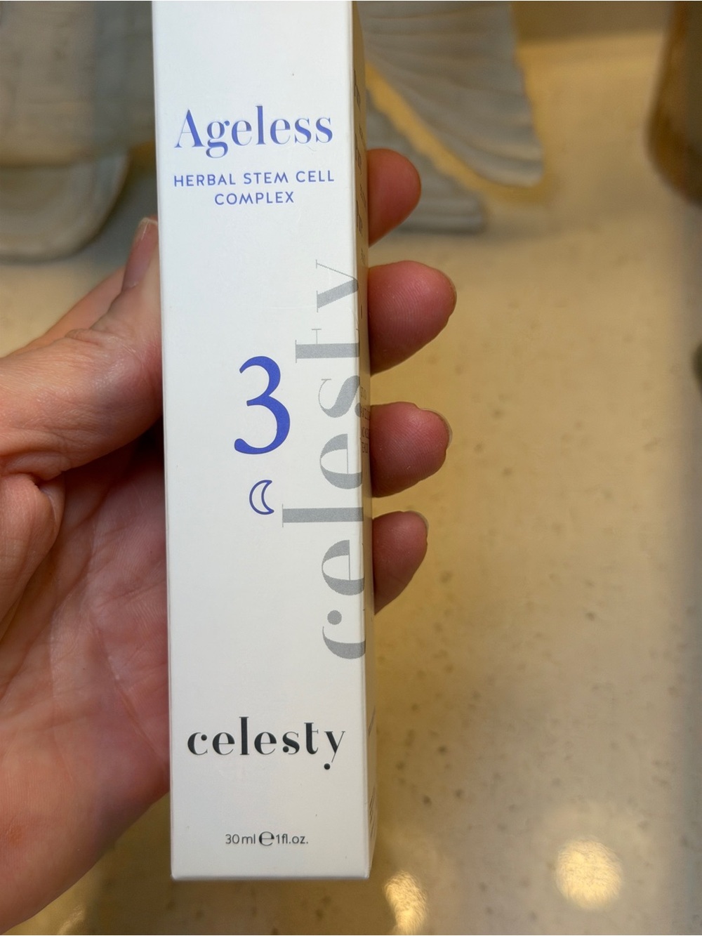 Ageless Herbal Stem Cell Complex 3 Serum — White & Purple